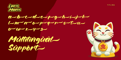 Laris Manis Font Poster 8