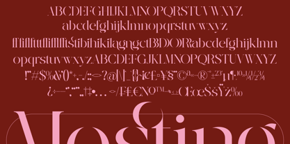 Mosting Font Poster 10