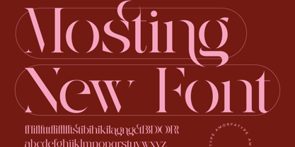 Mosting Font Poster 1