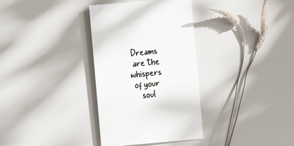 Pine Words Font Poster 2