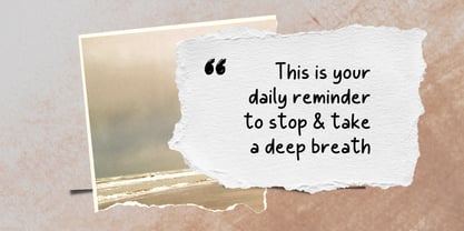 Pine Words Font Poster 3