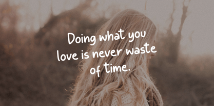 Pine Words Font Poster 4