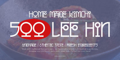 Haoraun Font Poster 5