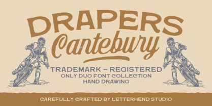 Drapers Cantebury Font Poster 1