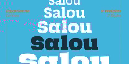 Salou Font Poster 1