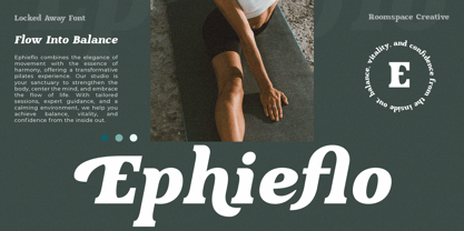 Locked Away Font Poster 2