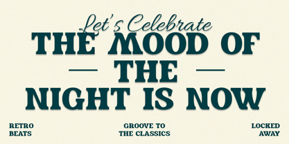 Locked Away Font Poster 13