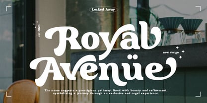 Locked Away Font Poster 4