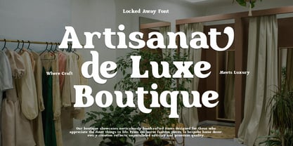 Locked Away Font Poster 6