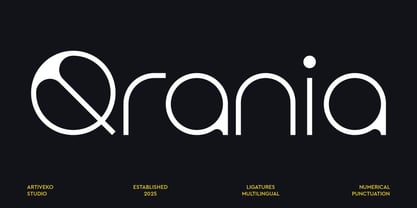 Qrania Font Poster 1