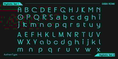Good Rome Font Poster 12