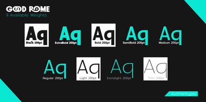 Good Rome Font Poster 3