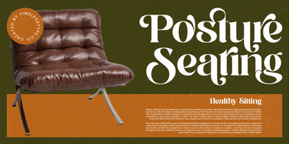 Runlight Harmony Font Poster 9