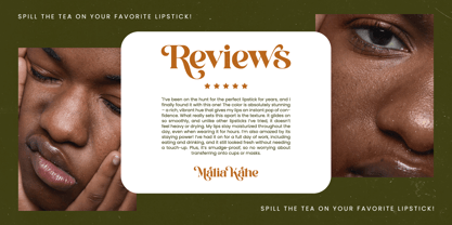 Runlight Harmony Font Poster 8