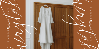 Sabrina Fairytale Font Poster 10