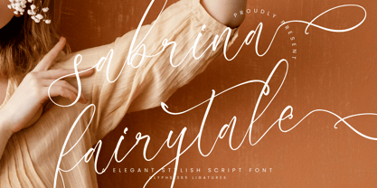 Sabrina Fairytale Font Poster 1