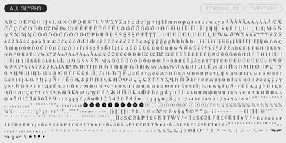 TT Ramillas Font Poster 10