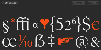 TT Ramillas Font Poster 15