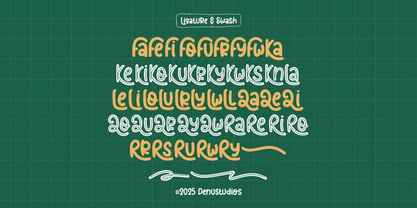 Komachi Wiggler Font Poster 12