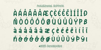 Komachi Wiggler Font Poster 11