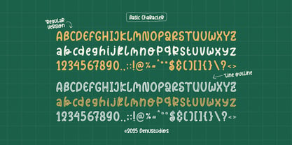 Komachi Wiggler Font Poster 10