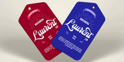 Lhasting Script Font Poster 8