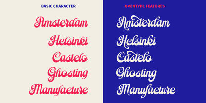 Lhasting Script Font Poster 5