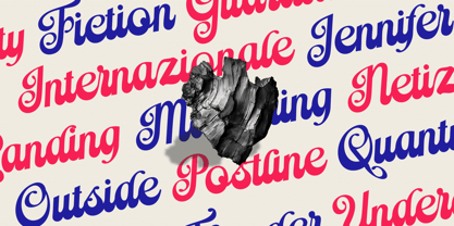Lhasting Script Font Poster 7
