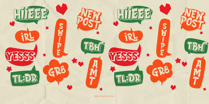 Lovely Rushco Font Poster 5