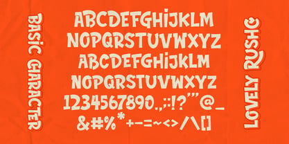 Lovely Rushco Font Poster 10