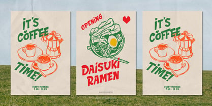 Lovely Rushco Font Poster 4