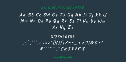 Belog Goal Font Poster 8