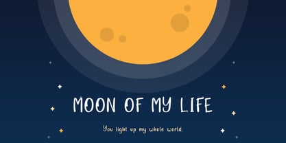 Moon Whisper Font Poster 3