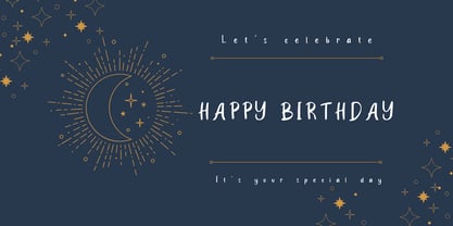 Moon Whisper Font Poster 5