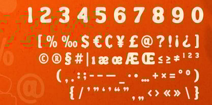 Bicken Font Poster 8