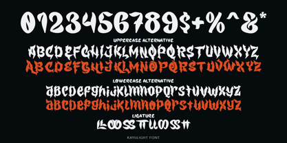 Kayulight Font Poster 8