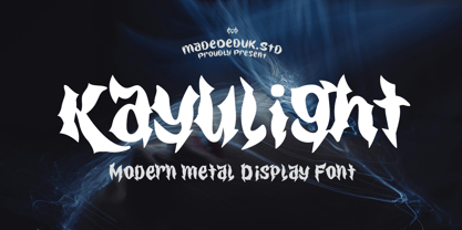 Kayulight Font Poster 1