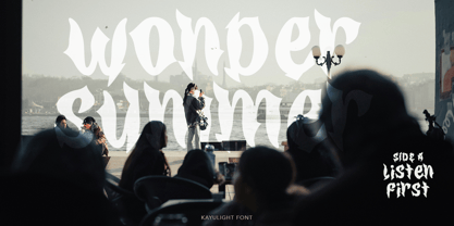 Kayulight Font Poster 6