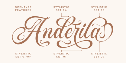 Sheilaria Font Poster 4