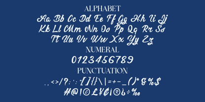 Twinkling Stars Font Poster 5