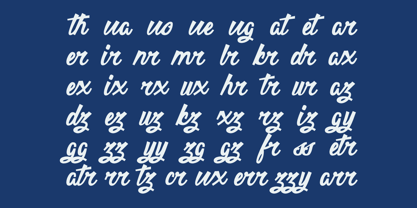 Twinkling Stars Font Poster 6