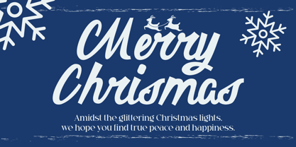 Twinkling Stars Font Poster 2