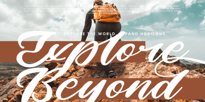 Birdsta Creamy Font Poster 2