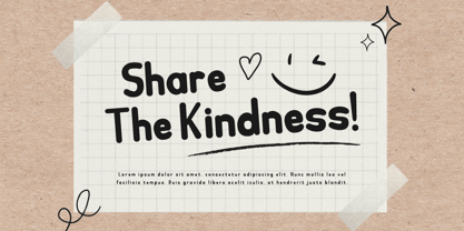 Badjing Font Poster 3