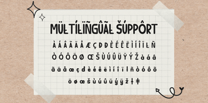 Badjing Font Poster 8