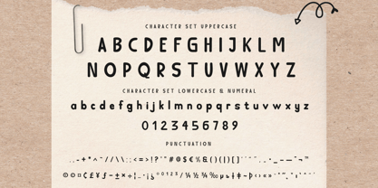 Badjing Font Poster 7