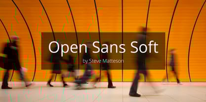 Open Sans Soft Font Poster 1