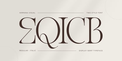 Eqicb Font Poster 1