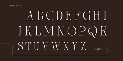 Eqicb Font Poster 2