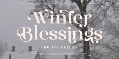 Veslay Font Poster 11